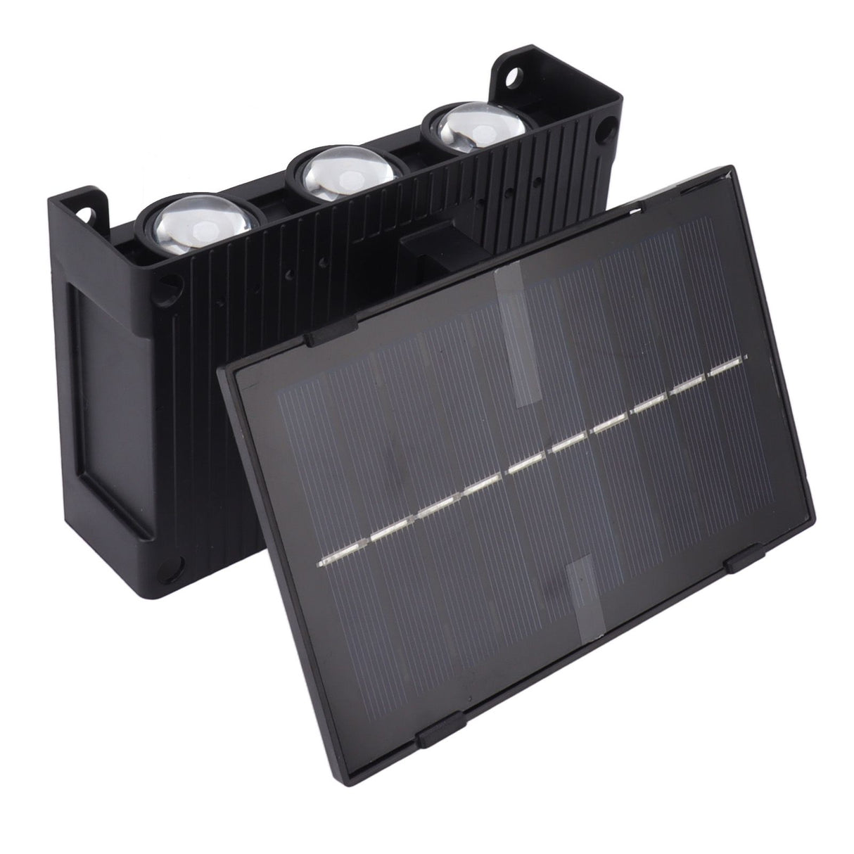 Solar Outdoor Lights Waterproof 6 LED Bulbs Ambient Outdoor Wall Lamp for Garden Patio Courtyard Terrace Indoor RGB