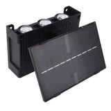 Solar Outdoor Lights Waterproof 6 LED Bulbs Ambient Outdoor Wall Lamp for Garden Patio Courtyard Terrace Indoor RGB - Close-Up Angle