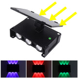 Solar Outdoor Lights Waterproof 6 LED Bulbs Ambient Outdoor Wall Lamp for Garden Patio Courtyard Terrace Indoor RGB