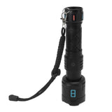 Rechargeable LED Flashlights 10000LM 5 Modes Super Bright Waterproof Flashlights with Fluorescent Strip for Emergency