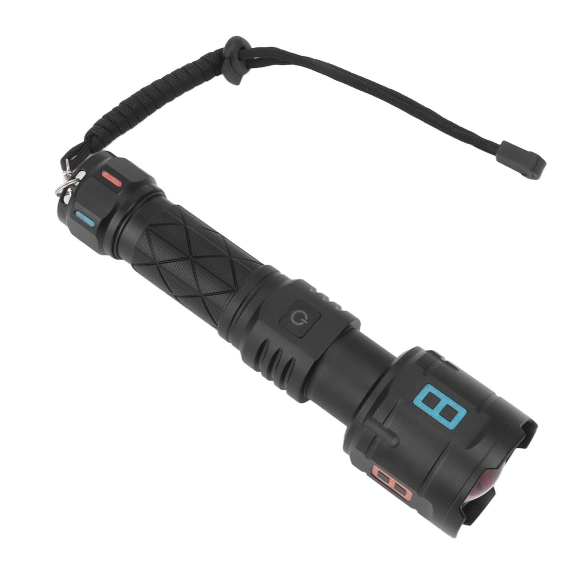 Rechargeable LED Flashlights 10000LM 5 Modes Super Bright Waterproof Flashlights with Fluorescent Strip for Emergency