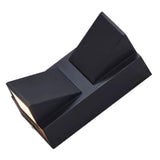Outdoor Wall Light Plastic Housings Dual Head Exterior Wall Lamp with Up and Down Sconces 6000k White Light - Side View