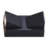 Outdoor Wall Light Plastic Housings Dual Head Exterior Wall Lamp with Up and Down Sconces 6000k White Light - Top-Down View