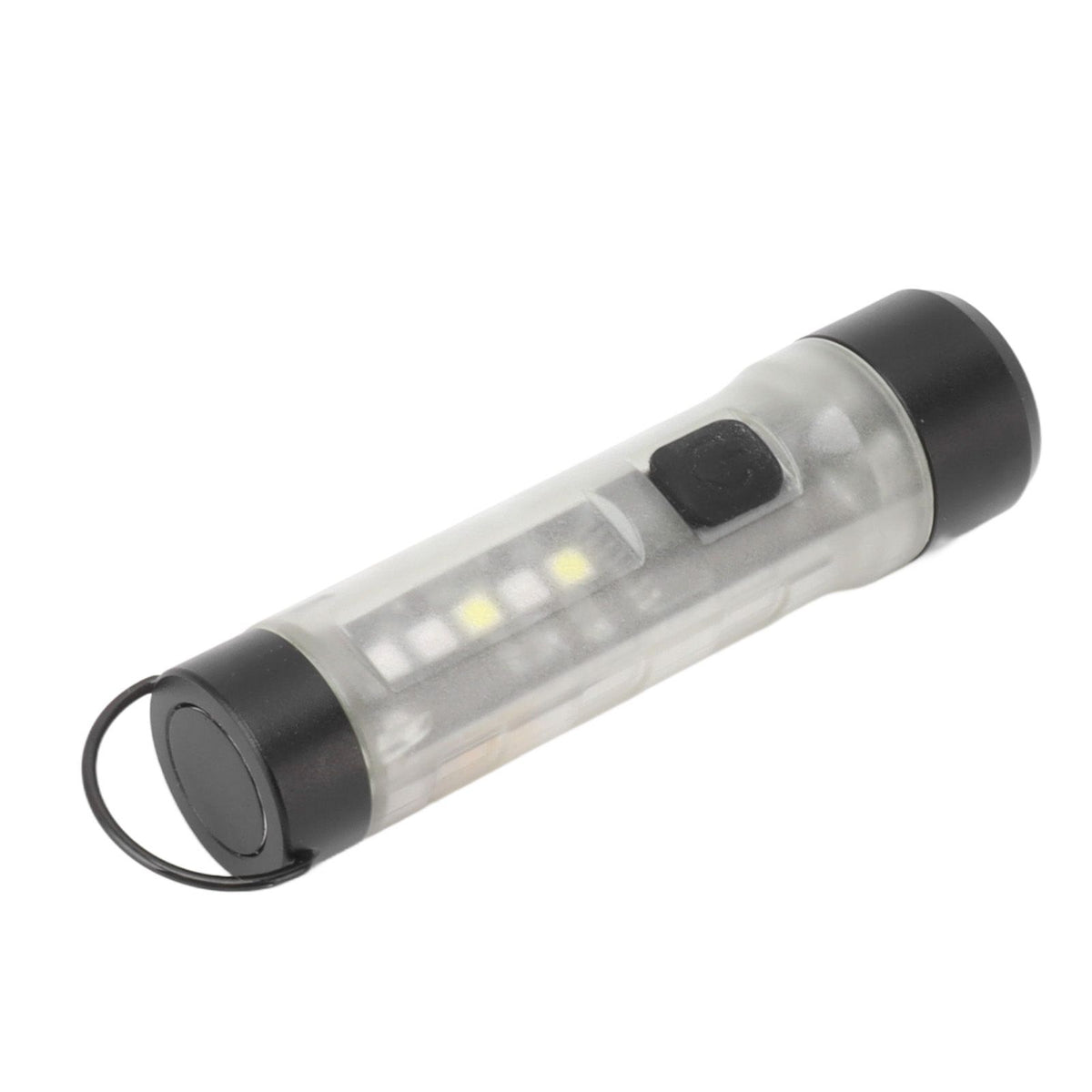 700 Luminous Flux Keychain Flashlight LED Mini Pocket Flashlight With Type C Charging Port for Night Camping
