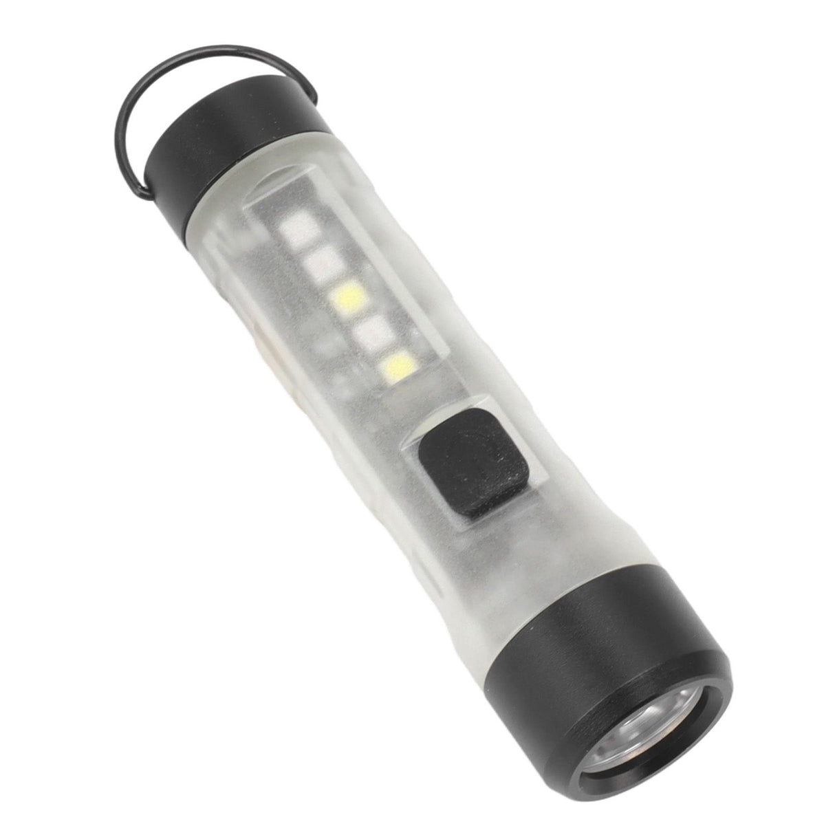 700 Luminous Flux Keychain Flashlight LED Mini Pocket Flashlight With Type C Charging Port for Night Camping