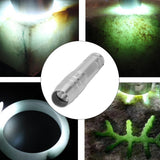 Led Ultraviolet Flashlight 365nm Jewelry Identification Lights Ultraviolet Yellow White 3 in 1 Light with Measurement Scale