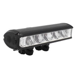 Bright LED Bike Light Aluminum Alloy USB Rechargeable Bike Headlight Waterproof Bike Headlight for Electric Bike Mountain Bike - Top-Down View