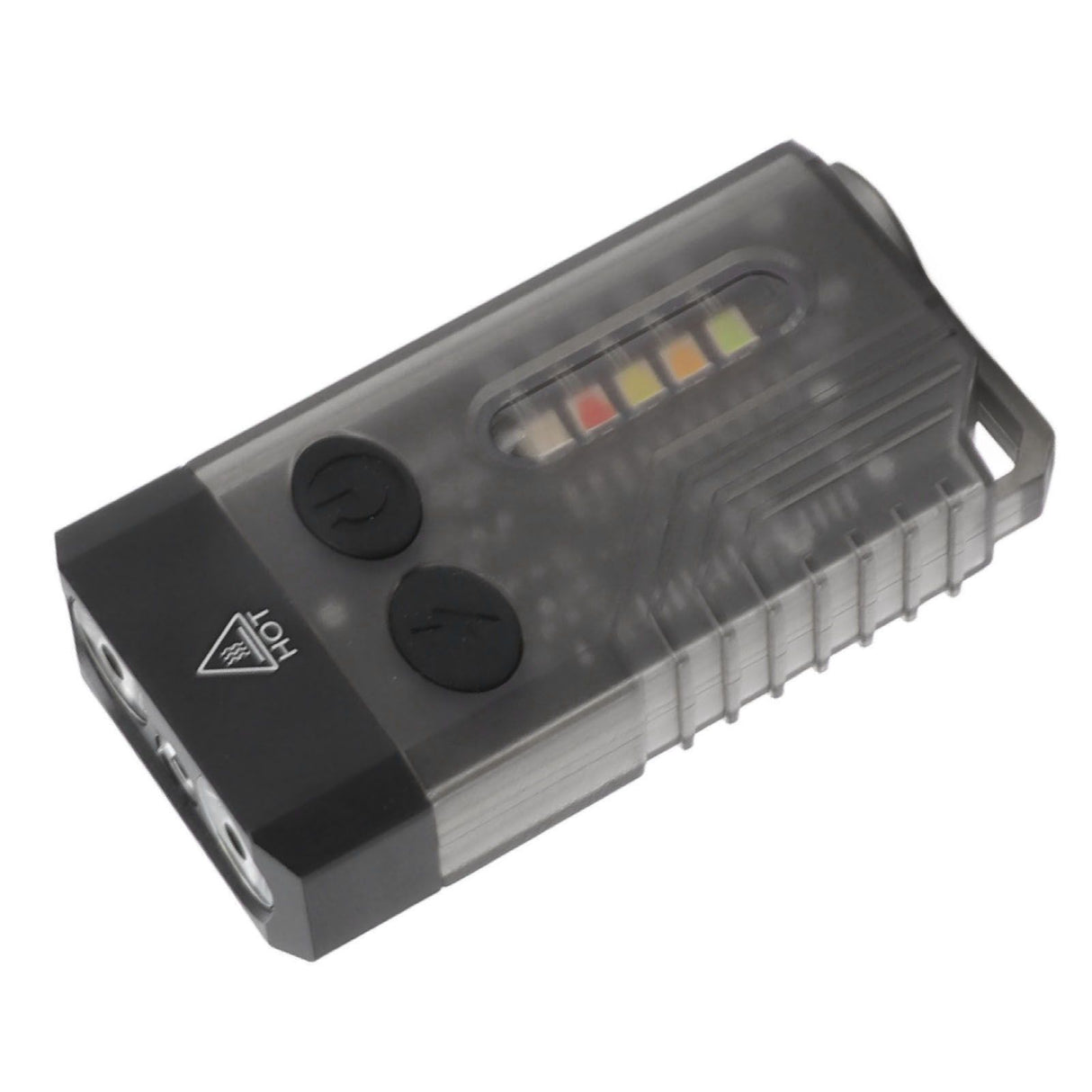Mini Flashlight Portable Rechargeable Buzzer Alarm Keychain Light for Camping Hiking Outdoor Violet 365NM