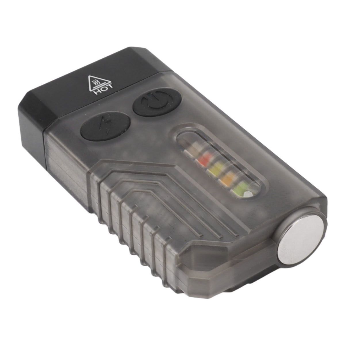 Mini Flashlight Portable Rechargeable Buzzer Alarm Keychain Light for Camping Hiking Outdoor Violet 365NM