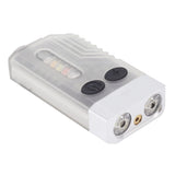 Keychain EDC Flashlight 3.7V 1000mAh IP65 365nm Rechargeable Mini Keychain Light for Walking Searching Emergencies - Side View