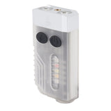 Keychain EDC Flashlight 3.7V 1000mAh IP65 365nm Rechargeable Mini Keychain Light for Walking Searching Emergencies - Top-Down View