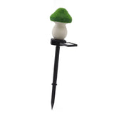 Mushroom Solar Light Garden Outdoor Light Flocking Landscape Decoration Ground Fixed Ambient Lighting - Extra Image