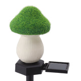 Mushroom Solar Light Garden Outdoor Light Flocking Landscape Decoration Ground Fixed Ambient Lighting - Extra Image