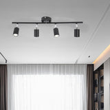Tracking Lights Ceiling LED 4 60W Adjustable Angle Foldable Matte Black 4 Light Tracking Lighting for Bedroom Hotel 85‑265V - Extra Image