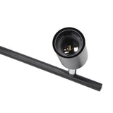 Tracking Lights Ceiling LED 4 60W Adjustable Angle Foldable Matte Black 4 Light Tracking Lighting for Bedroom Hotel 85‑265V