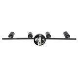 Tracking Lights Ceiling LED 4 60W Adjustable Angle Foldable Matte Black 4 Light Tracking Lighting for Bedroom Hotel 85‑265V - Extra Image