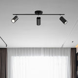 LED Track Light Kit 3 Heads 15.9in Arm 90 Degrees Rotatable Matte Black 3 Light Track Lighting Kit for GU10 Bulb 85‑265V - Extra Image