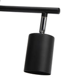 LED Track Light Kit 3 Heads 15.9in Arm 90 Degrees Rotatable Matte Black 3 Light Track Lighting Kit for GU10 Bulb 85‑265V - Extra Image