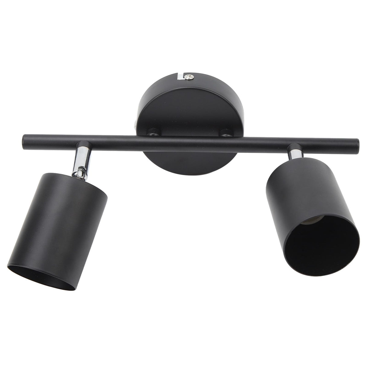 LED Track Light Kit 2 Heads 10.8in Track 90 Degrees Rotatable 2 Light Track Lighting Kit for GU10 Bulb Ceiling