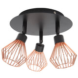 3 Light Fixtures Ceiling Mount Matte Black G9 Bulb Sockets Multi Directional Rotating Light for Farmhouse Hallway 85‑265V