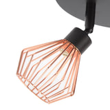3 Light Fixtures Ceiling Mount Matte Black G9 Bulb Sockets Multi Directional Rotating Light for Farmhouse Hallway 85‑265V