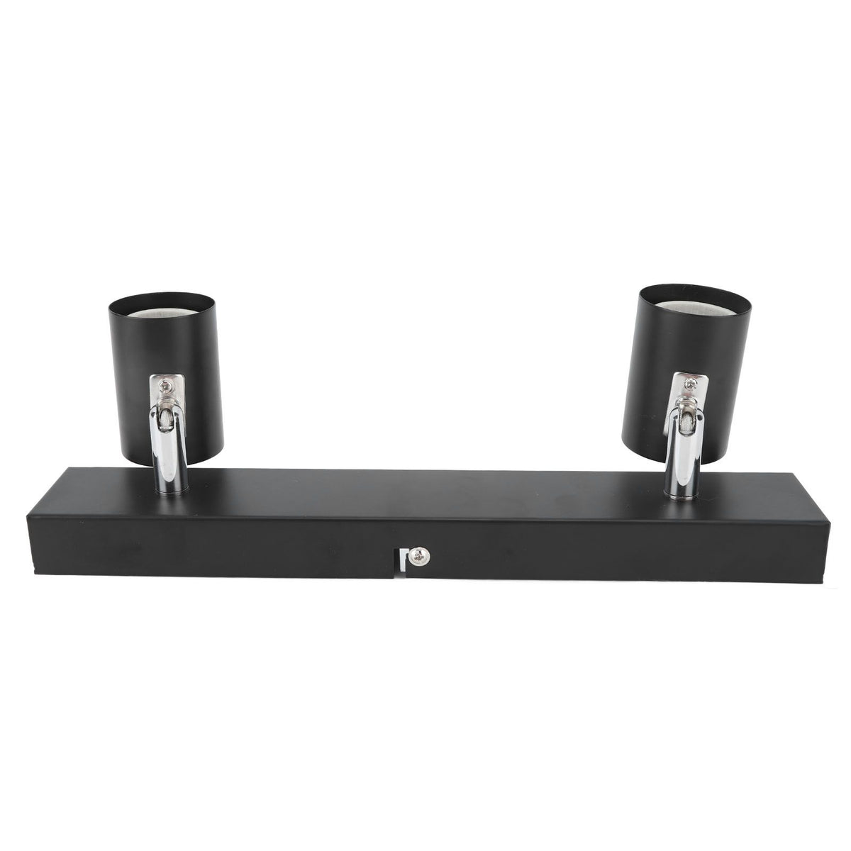 LED Track Light Two Bulb Fixed Rail with Rotating Heads Ceiling Track Light Fixtures for Kitchen Cabinet Hall