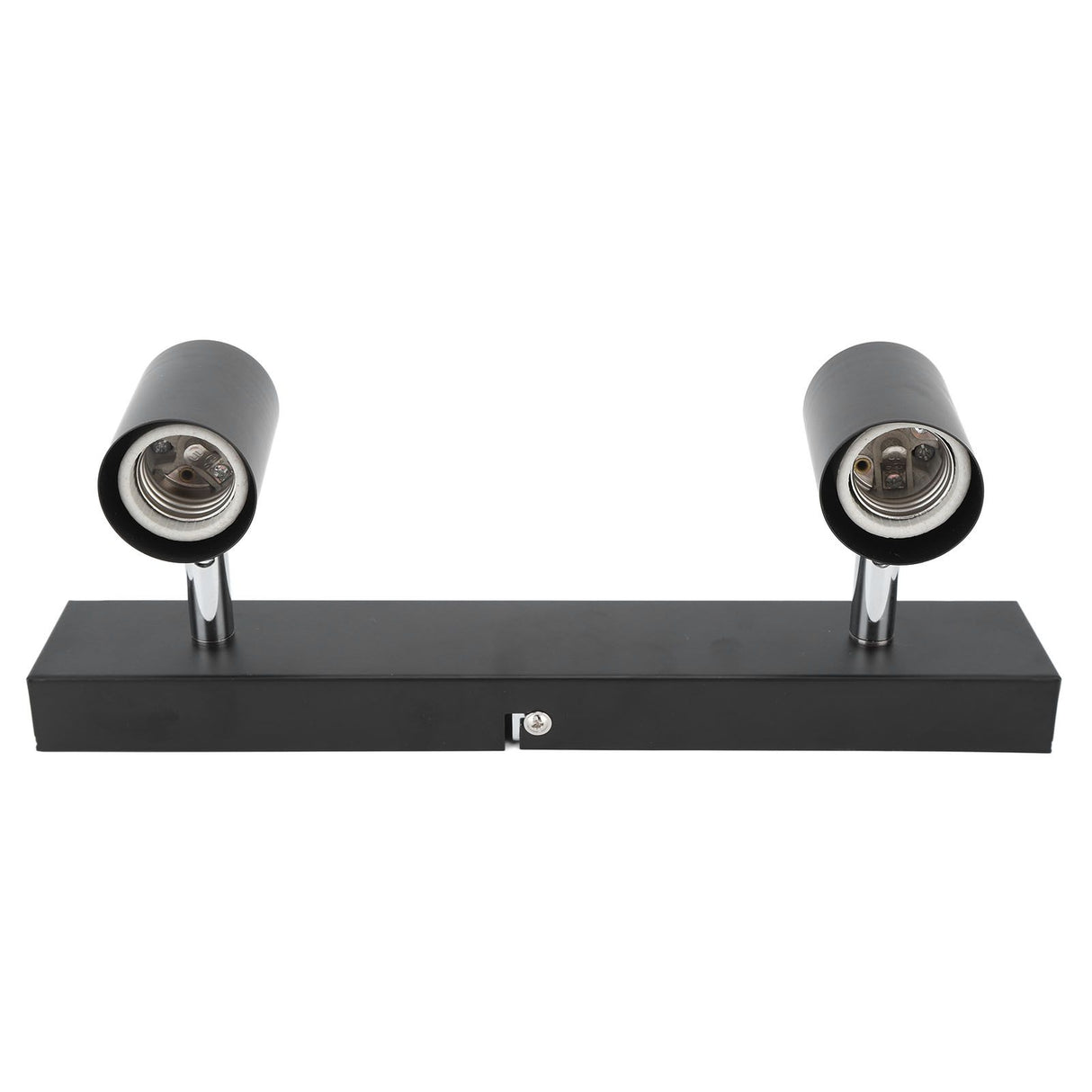 LED Track Light Two Bulb Fixed Rail with Rotating Heads Ceiling Track Light Fixtures for Kitchen Cabinet Hall
