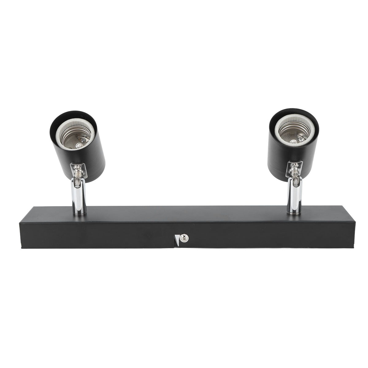 LED Track Light Two Bulb Fixed Rail with Rotating Heads Ceiling Track Light Fixtures for Kitchen Cabinet Hall