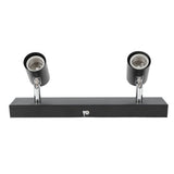 LED Track Light Two Bulb Fixed Rail with Rotating Heads Ceiling Track Light Fixtures for Kitchen Cabinet Hall - Extra Image
