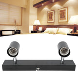LED Track Light Two Bulb Fixed Rail with Rotating Heads Ceiling Track Light Fixtures for Kitchen Cabinet Hall - Extra Image