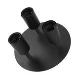 Ceiling Spotlight Holder 3 Head Rotating Lamp Base Ceiling Lamp Holder E27 Track Light Holder for Kitchen Bedroom 85‑265V - Close-Up Angle
