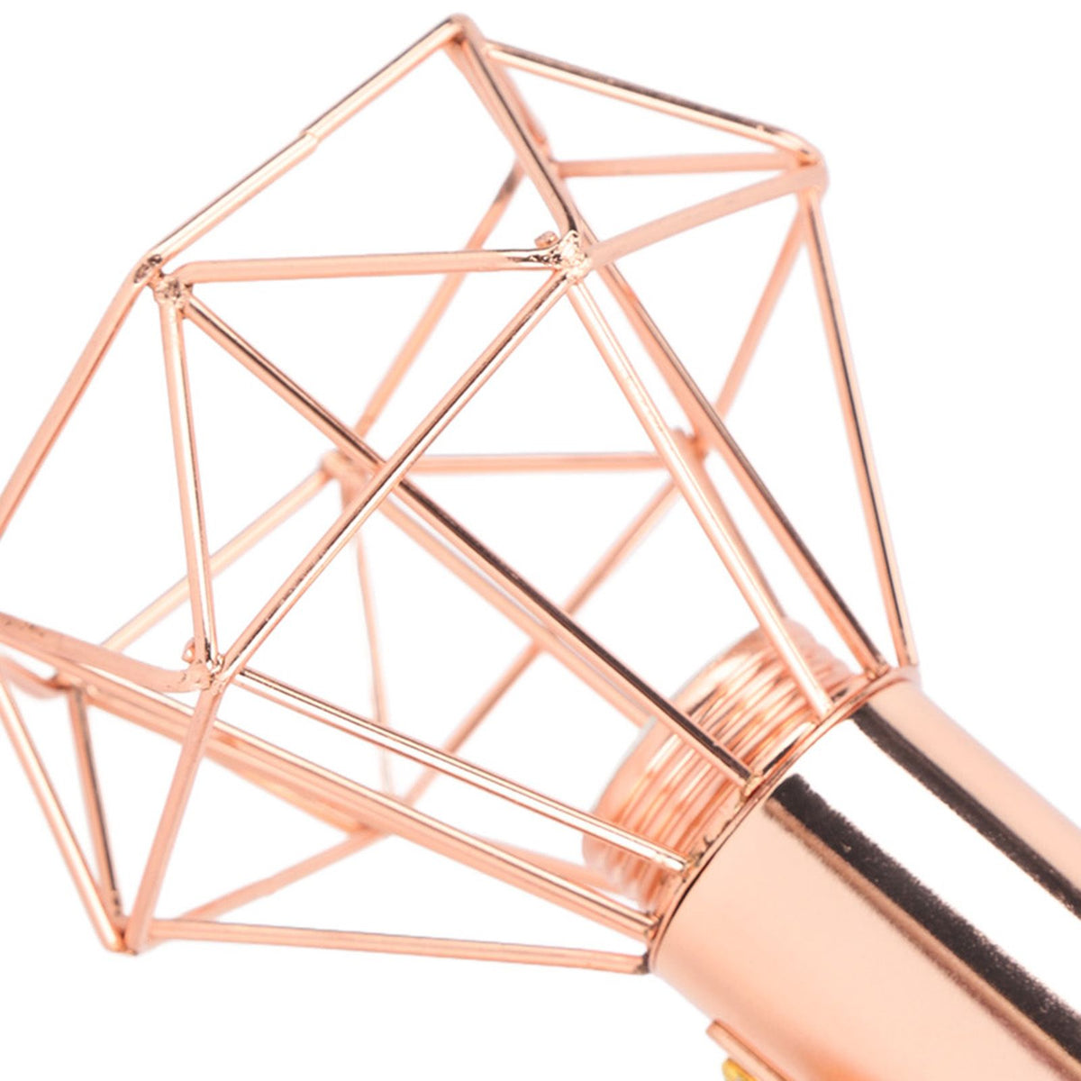 Swing Arm Wall Lamp 350 Degree Rotary Cage Shade Iron E14 Wall Lamp Holder for Rose Gold 85‑265V