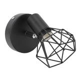 Adjustable Lamp Holder Industrial Black E14 Wall Mounted Light Bulb Holder for Bedside Reading Study Light - Extra Image