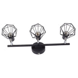 3 Light Track Lighting Kit Rotatable Heads Matte Black Finish Modern Fashionable Ceiling Spotlight 85‑265V
