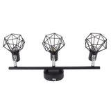 3 Light Track Lighting Kit Rotatable Heads Matte Black Finish Modern Fashionable Ceiling Spotlight 85‑265V