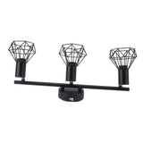 3 Light Track Lighting Kit Rotatable Heads Matte Black Finish Modern Fashionable Ceiling Spotlight 85‑265V