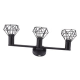 3 Light Track Lighting Kit Rotatable Heads Matte Black Finish Modern Fashionable Ceiling Spotlight 85‑265V - Close-Up Angle