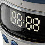 The Astronaut Speaker AI Intelligent Voice Bluetooth Speaker Clock Small Night Light Birthday Gift White