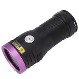 365nm Flashlight Aluminium Alloy USB Type C 60W UV 365nm Light Flashlight for Cat Urine Detection Dry Stains Detection - Low Angle