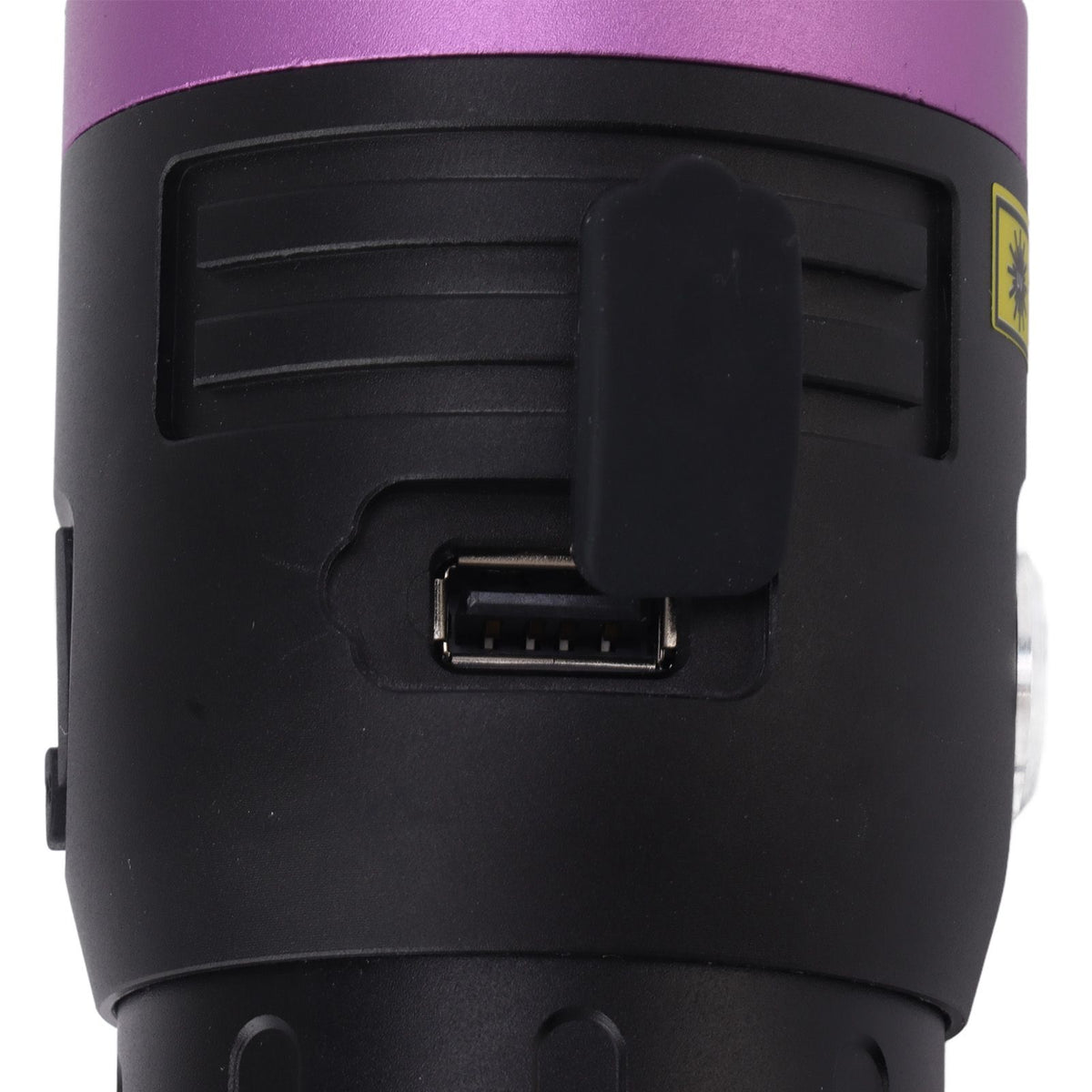 365nm Flashlight Aluminium Alloy USB Type C 60W UV 365nm Light Flashlight for Cat Urine Detection Dry Stains Detection