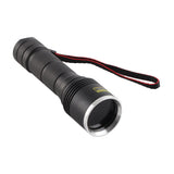 UV Flashlight LED 365nm Blacklight Torch Aluminium Alloy Shell Ultraviolet Flashlight 40W 1800mW