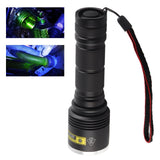 UV Flashlight LED 365nm Blacklight Torch Aluminium Alloy Shell Ultraviolet Flashlight 40W 1800mW