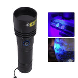 SV50 20W 365nm Flashlight Rechargeable Blacklight Flashlight for Detecting Forged Documents Amber Jewelry Pet Urine Stain