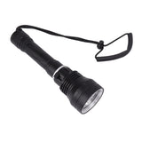 IPX8 Waterproof Diving Flashlight 100000lm Professional 100m Underwater Bright Submarine Light Flashlight Torch - Top-Down View
