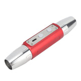 Jade Flashlight Jade Appraisal Light Detector Lamp USB Rechargeable Jewelry Identification Torch Dual Head 4 Light Sources KX4 - Side View