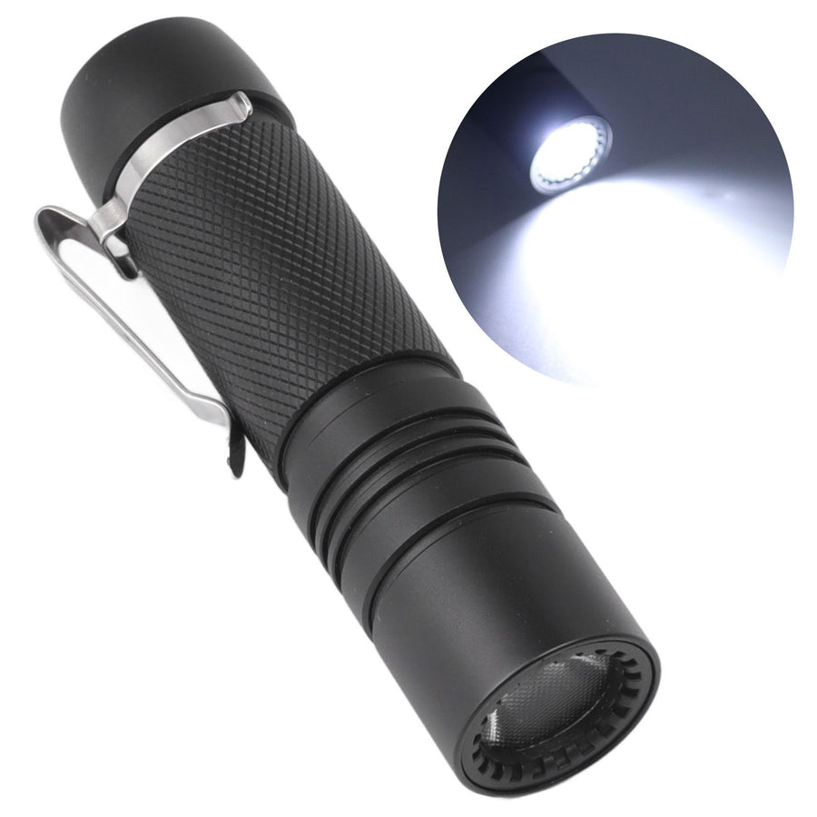 Rechargeable Mini Flashlight 700LM Super Bright LED Small Pocket EDC Flashlight with Clip for Camping Hiking Daily Use