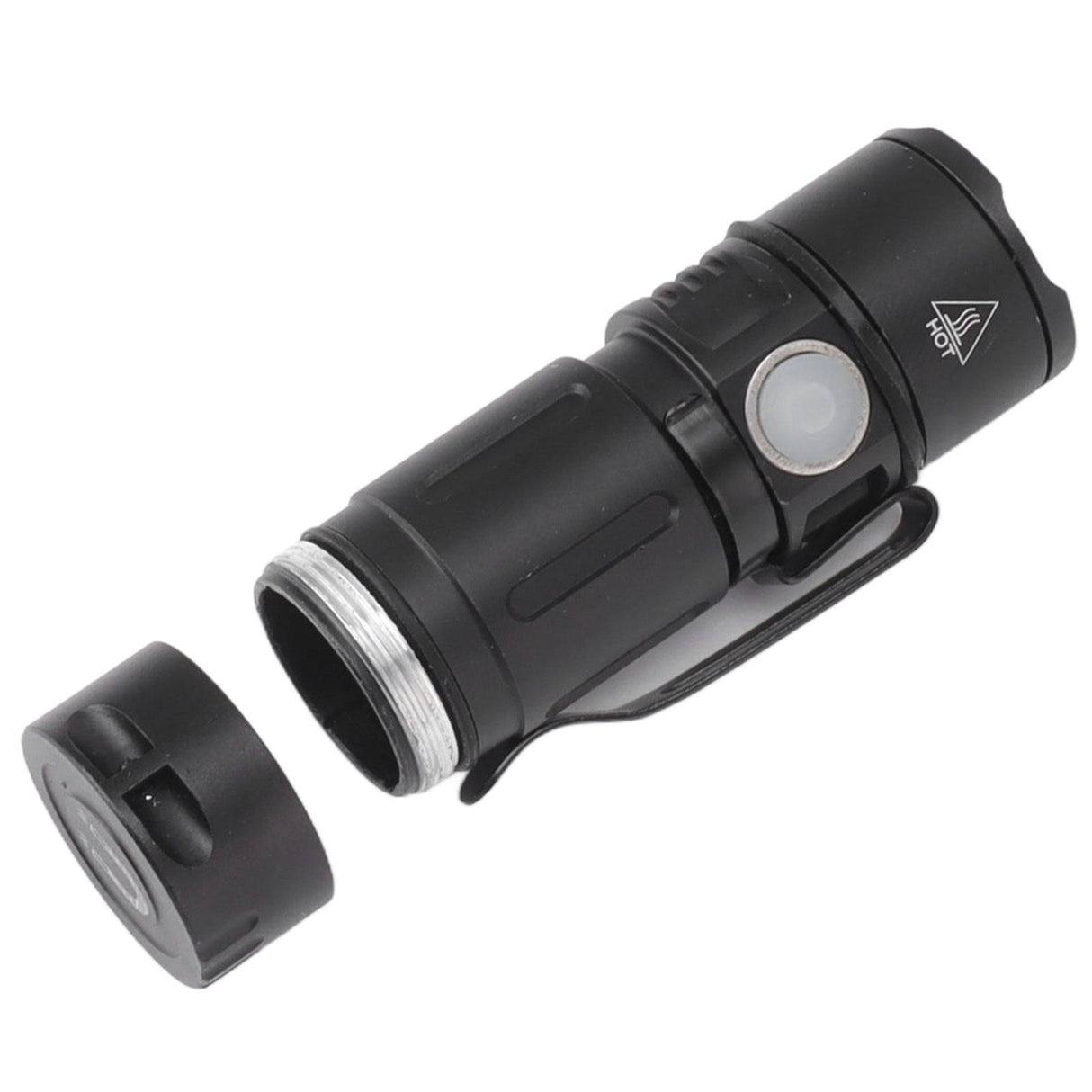 Small Flashlight USB Rechargeable 5 Modes 1000LM Waterproof Compact Mini Pocket Sized EDC Flashlight for Outdoor
