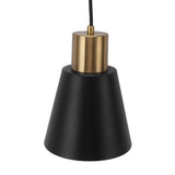 Pendant Lighting Black Metal Industrial Pendant Light Fixture Modern Nordic Hanging Light Fixtures for E26 E27 Bulb 85‑265V - Side View