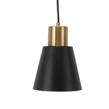Pendant Lighting Black Metal Industrial Pendant Light Fixture Modern Nordic Hanging Light Fixtures for E26 E27 Bulb 85‑265V - 45-Degree Angle