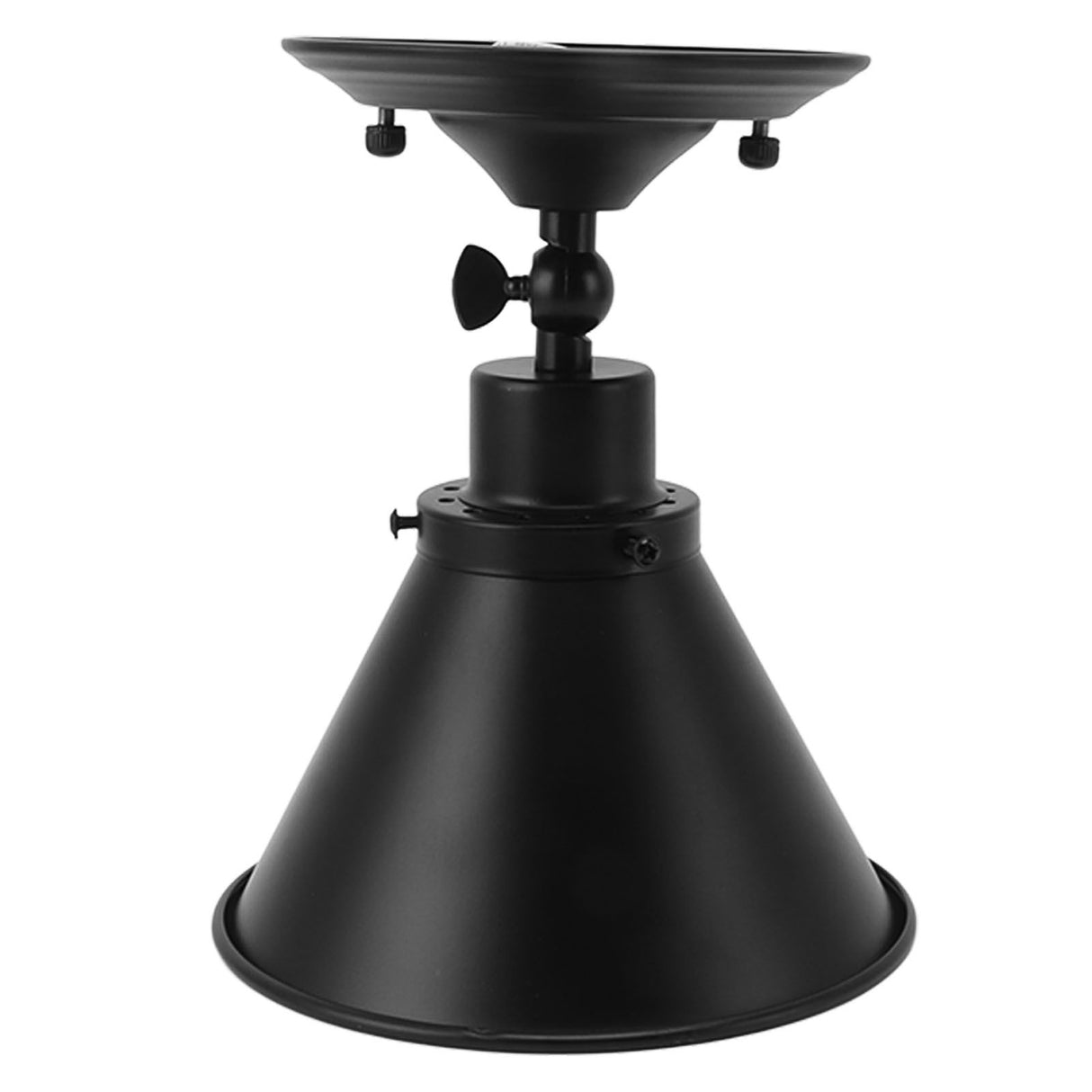 Adjustable Wall Lamp Holder Adjustable Black 85‑265V 60W Wall Light Fixture Holder for E27 E26 Light Bulbs